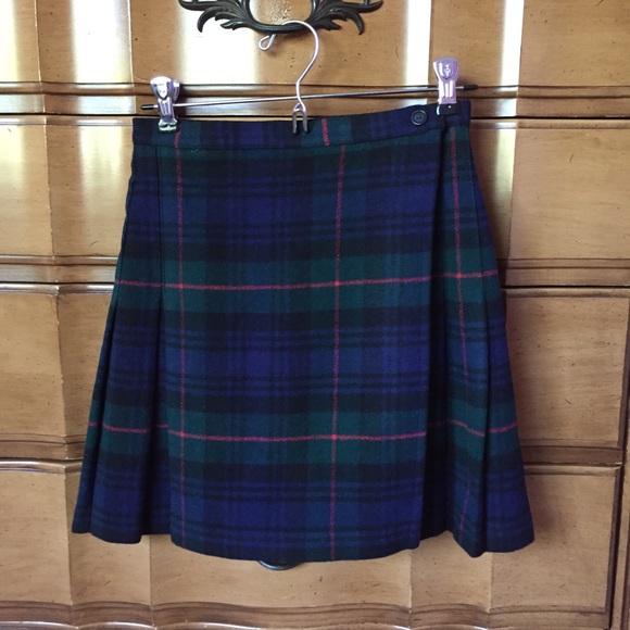 Marks & Spencer Dresses & Skirts - Like new - Marks & Spencer plaid mini wrap skirt
